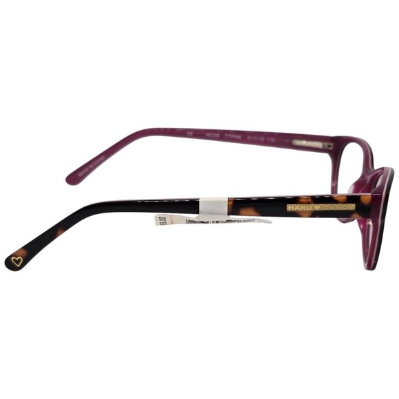 Hard Candy Womens Cat Eye Glasses Frames Tortoise & Pink Acetate 51-16-135 HC09 - Picture 9 of 9